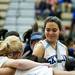 Skyline senior Allison Young stands in the middle of a pre game routine on Friday. Daniel Brenner I AnnArbor.com